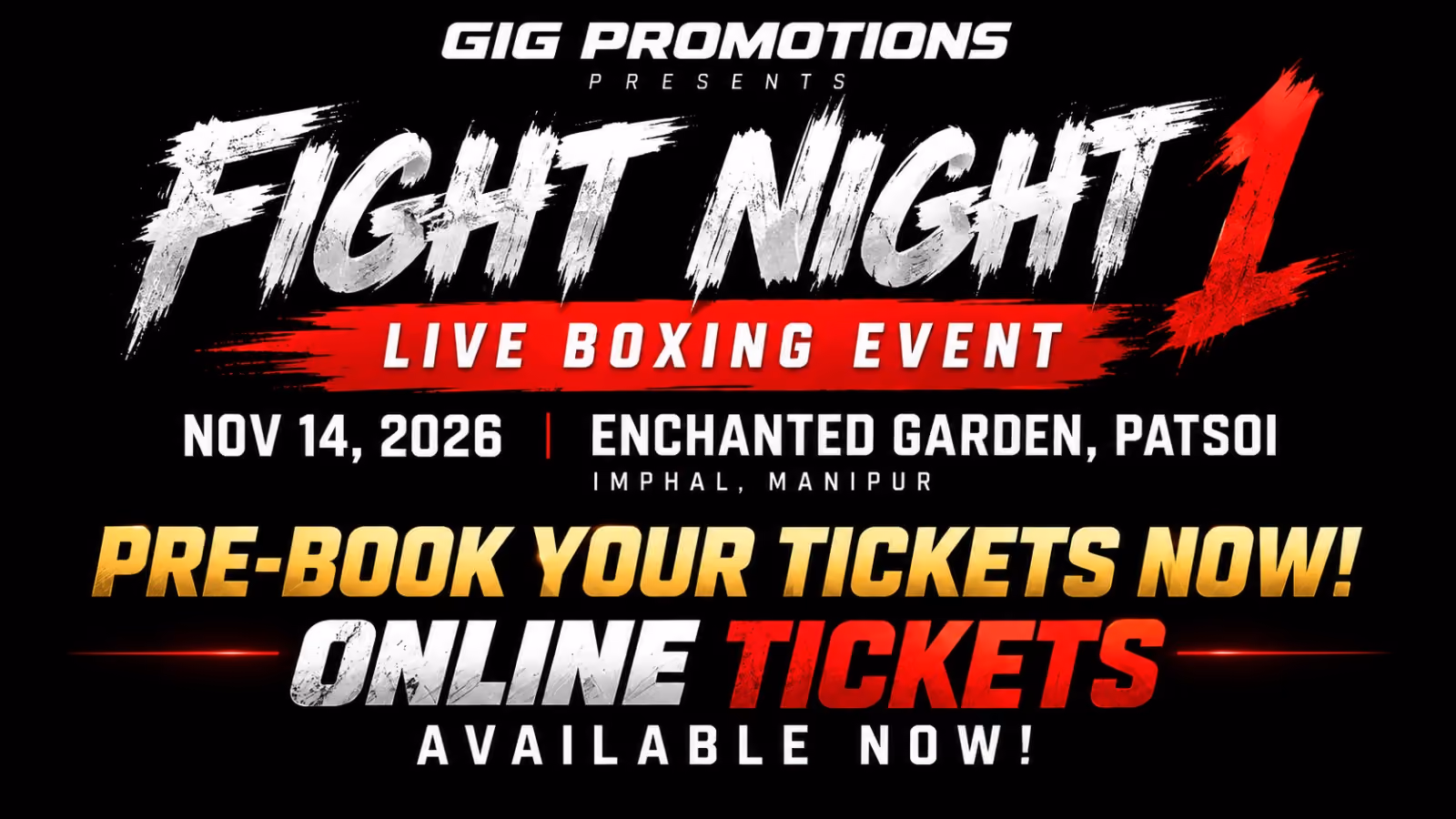 GIG PROMOTIONS FIGHT NIGHT 1